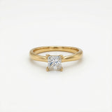 Princess Cut Diamond Solitaire Ring