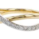 Diamond Bypass Ring