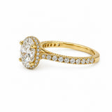 Lab Grown Diamond Halo Ring