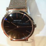 Polished Rose Gold Bering Watch