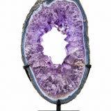 Amethyst Portal on Metal Stand