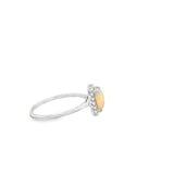 Opal & Diamond Ring