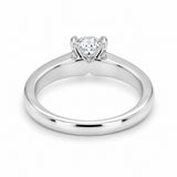 Platinum 1.01CT Round Brilliant Cut Diamond Engagement Ring