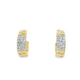 Diamond Hoop Earrings