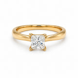 Princess Cut Diamond Solitaire Ring