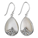 Mother of Pearl Teardrop Earrings