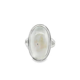 Sterling Silver Moonstone Oval Ring