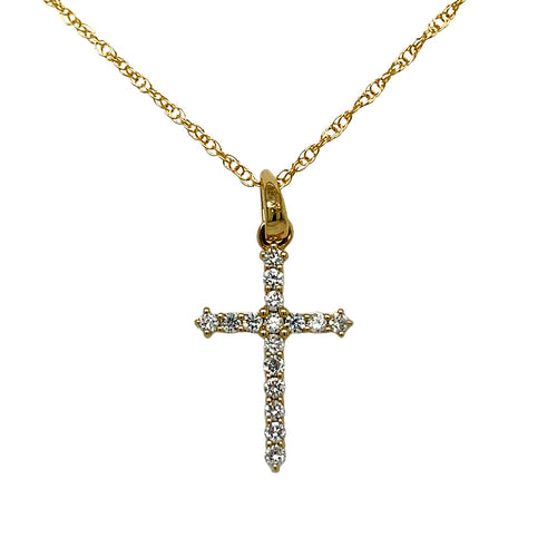 .25 CTW Diamond Cross Pendant