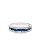 Sapphire & Diamond Band