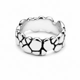 Platinum Boulder Mountain Ring