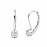 Diamond Leverback Earrings