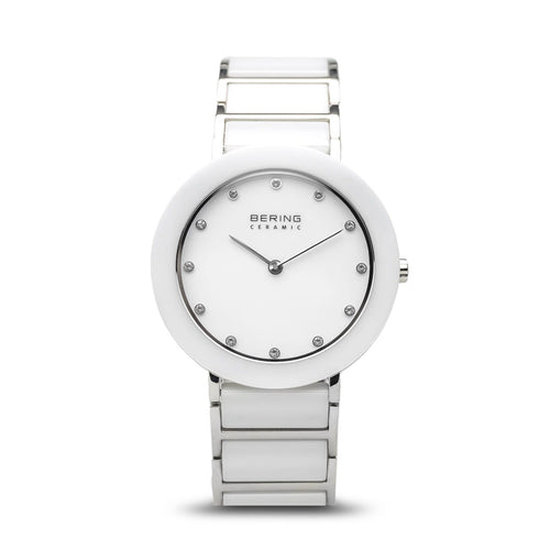 Women's Bering White Stainless Steel Watch