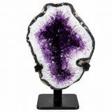 Amethyst on Metal Stand