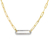 2-Tone Paperclip Necklace