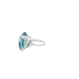 18 Karat Aquamarine ring