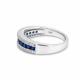 Sapphire & Diamond Band