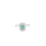 Opal & Diamond Ring