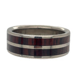 8MM Cocobolo Titanium Band