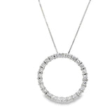 Diamond Circle Necklace