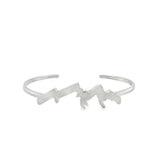Brushed Mtn Silhouette Small Cuff Bracelet