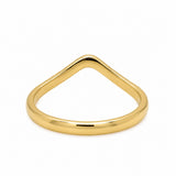 Contoured Diamond Band
