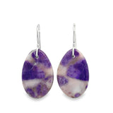 Purple Jade Earrings