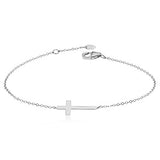 Silver Cross Bracelet
