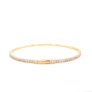 Rose Gold Diamond Flex Bracelet