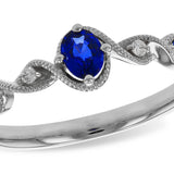 Sapphire & Diamond Ring