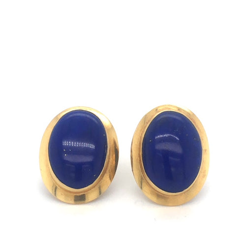 18KY Lapis Earrings