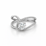 Lab Grown Diamond Bypass Ring