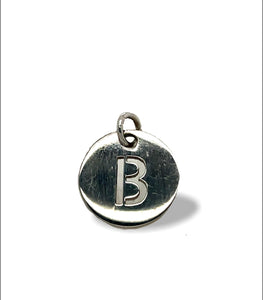 Sterling Silver Initial B Pend