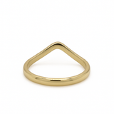 Contoured Diamond Band