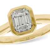 Diamond Cluster Ring
