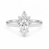 Sunburst Diamond Ring