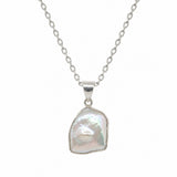 Freeform Freshwater Pearl Pendant Necklace