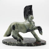Emerald Horse Carving