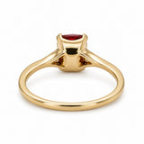 Yellow Gold Citrine & Diamond Ring