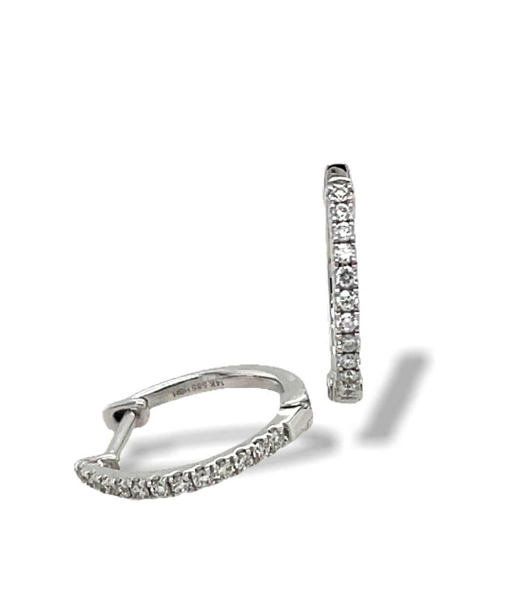 Diamond Hoop Earring