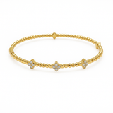 Diamond Clover Bracelet