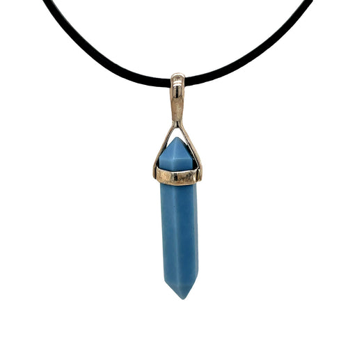 Blue Opal Pencil Pendant