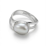 Oval Pearl Ring