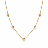 Diamond Bezel Necklace