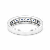 Sapphire & Diamond Band