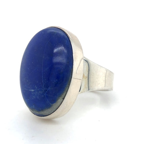 Lapis Ring in Sterling Silver
