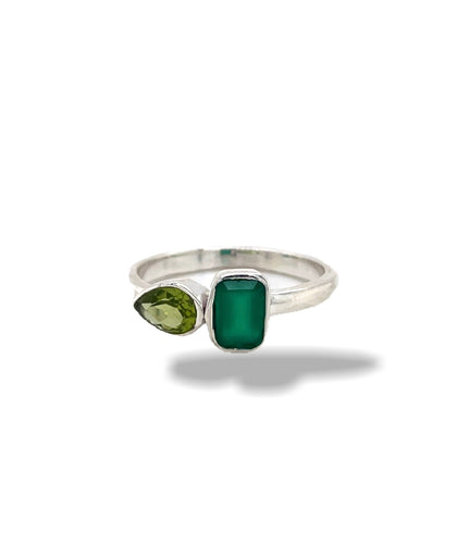 Green Onyx & Peridot