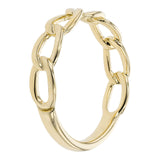 Gold Open Link Design Ring