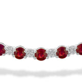 Ruby & Diamond Necklace