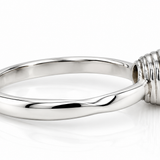 Sterling Silver Round Citrine Ring